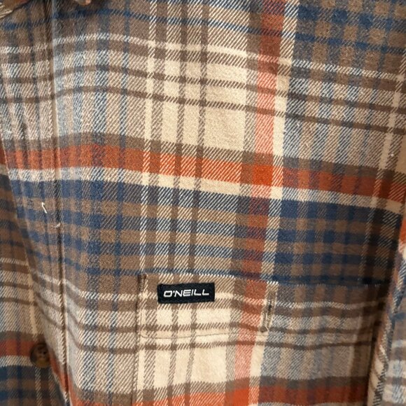 O'neill men's buttoned down flannel shirt, size XL - Picture 2 of 2
